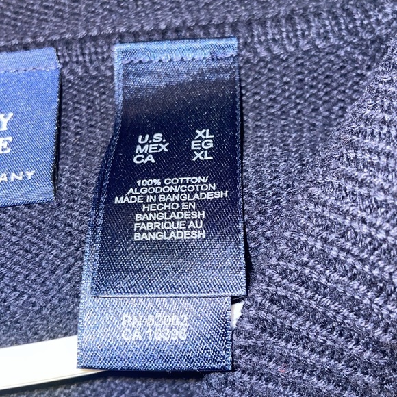 Crazy Horse Navy Blue Sweater W/Hood-XL - Picture 7 of 7